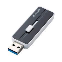 エレコム (ELECOM) MF-KNU316GBK USBメモリー [USB3.1 (Gen1)対応スライド式/16GB/ブラック]