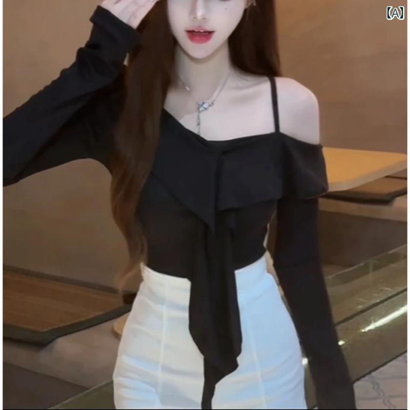 "セットアップ 水着 上下セット ラッシュガード 日焼け対策 レディース " &ampquotセットアップ 水着 上下セット ラッシュガード 日焼け対策 レディース &ampquot オフショルダー 長袖 日焼け防止 シャツ Tシャツ レディース 薄手 オフショx2