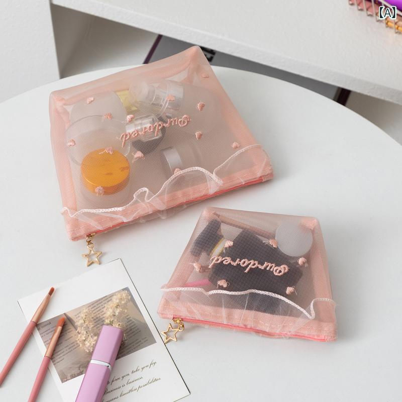 S M L 化粧ポーチ メイクポーチ 自立 洗える トラベルポーチ 化粧品 ポーチ 小物入れ メンズポーチ ミニポーチ 防災ポーチ 大容量 かわいい 小さめ ポーチ 大きめ 機能的 縦型 コンパクト 大容量の 化粧 品 バッグ 透明な 化粧 品 収納 さわx2