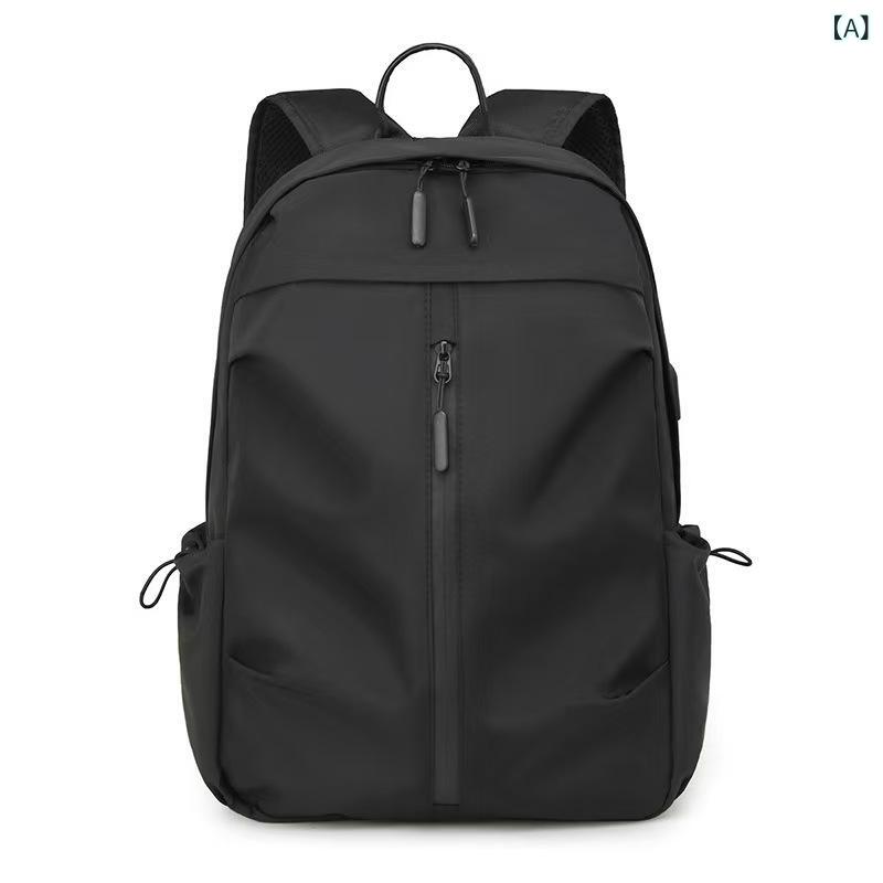 ベルト メンズ 革 ビジネス 穴なし 自動バックル バック パック メンズカジュアル大容量 バック パック アウトドア ダブル バック プリント ロゴ コンピュータ バッグ 旅行 学生 クロスボーダー スクール バッグ