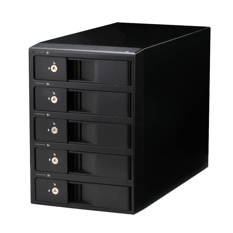 ꡼USB3.2 Gen1 & eSATA³3.5SATA5ܲǽHDD²ν罻 5Bay Type-CסCRSJ535EU3C_FP