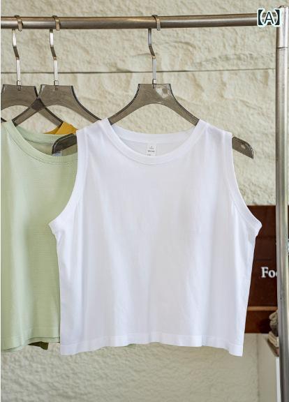 吸湿速乾 冷感 涼しい 薄手 スポーツ ストレッチ リアルな 体感 ! 柔らかく 軽く 涼しい シームレス ワンピース 吸汗 通気性 速乾高 弾性 フィットネス ヨガ スポーツ Tシャツ ベスト