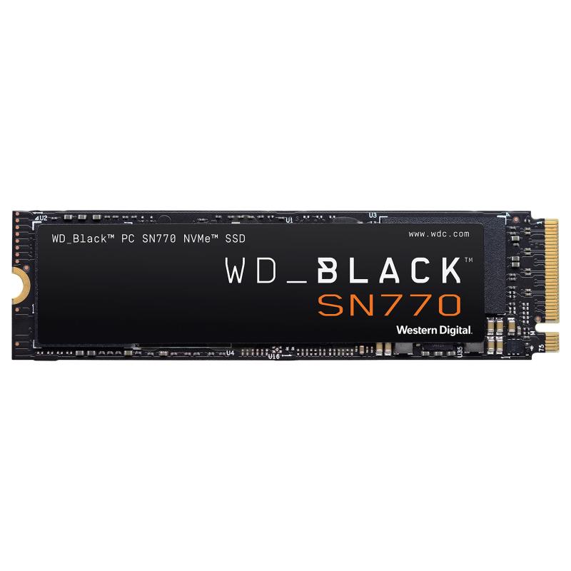 WD_BLACK SN770 NVMe 内蔵型ゲーミングSSD ソリッドステートドライブ - Gen4 PCIe M.2 2280 最大4,000MB/秒