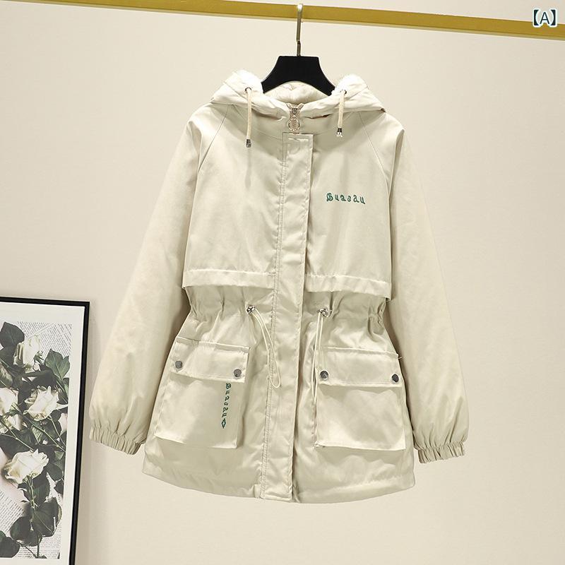 ミリタリー風 レディース カーキ マウンテン おしゃれ アウター ミリタリー風 レディース カーキ マウンテン おしゃれ アウター トレンチコート 秋冬 百合 ...