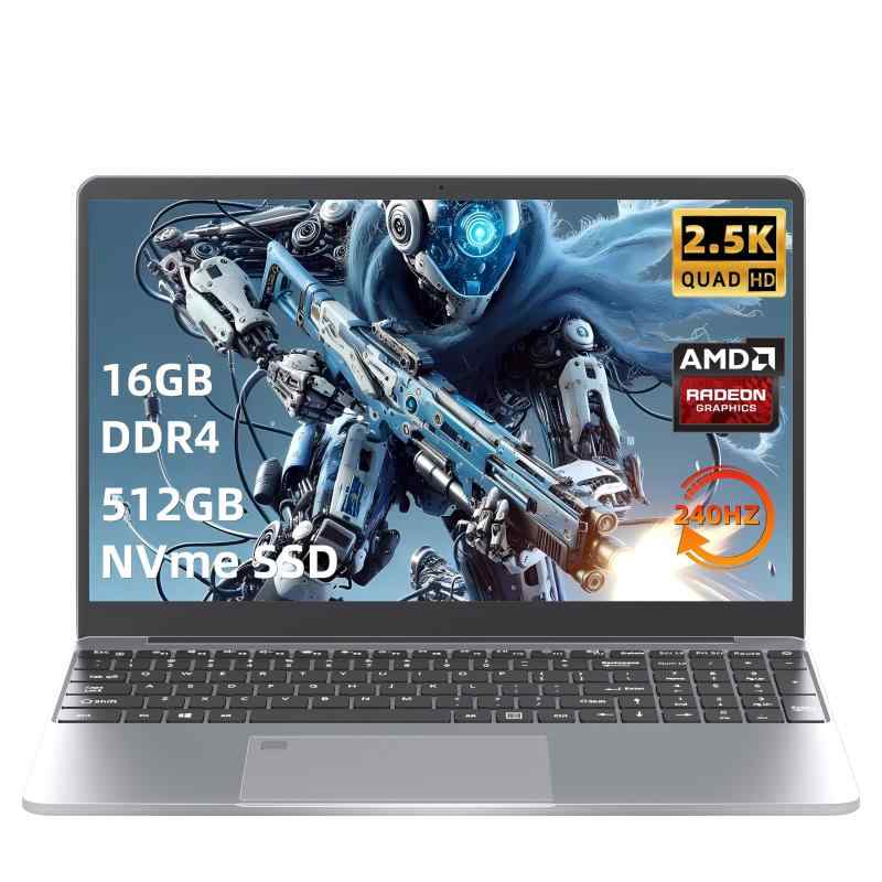 SERYUB Ρȥѥ AMD Ryzen 7 5700U 8C16T 2.5Kվ °15.6 2560*1440 IPS PC Ρ DDR4 16GB Nvmeб 512GB SSD ܸ쥭ܡɥե/2019 office win11 Pro/Type-C/USB 3.0*2/HDMI ѥ