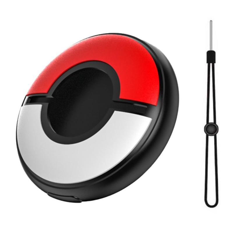For Pokémon GO Plus ケース HVUYAL 軽量 キズ防止 防塵 傷つきにくい 柔らかなシリカゲルのスポーツクールなデザイン 衝撃 吸収 スリム ソフト ケースカバー 落下防止保護(ブラック)