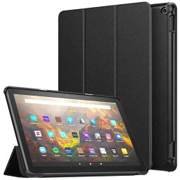 Fire HD10 ケース 2021 TiMOVO fire hd10 カバー for New Fire HD 10 /10 plus 2021 専用スマートカバー スタンドケース 第11世代 三つ折り畳み式 スタンド機能 PUレザー オートスリープ機能 右開き仕様 耐衝撃