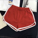 ルームウェア レディース 半袖 半ズボン ショートパンツ ハーフパンツ 短パン 膝丈 下 かわいい おしゃれ スポーツ ショーツ レディース 夏の 韓国 ハイウエスト スリム イン スタイル ショーツ ホーム デイリー スポーツ ショーツ