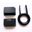 CTRL キーキャップ 交換用キーキャップ 2個パック Logitech G910 G810 / G pro キーボード Romer-G (CTRL Key Two)