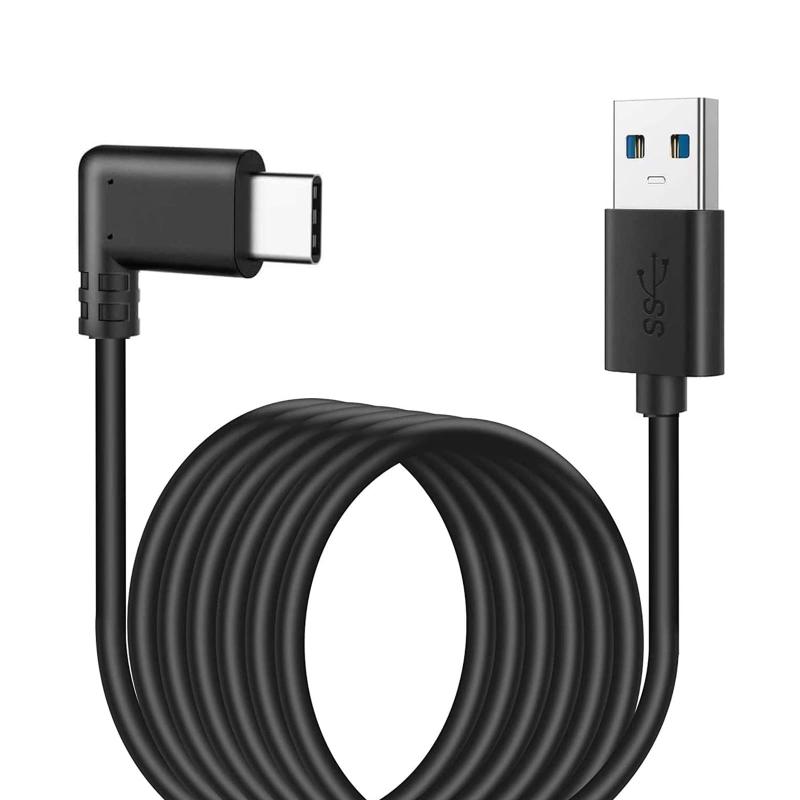 USB 3.2 Gen1 リンク ケーブル LpoieJun USB-C & USB-A ケーブル 5Gbps 高速データ転送 Quest2/Pro/Pico4/Pro/Enterprise/Steam VR/VRヘッドセットおよびゲームPC対応