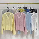 "冷感 レディースニット 薄手 サマーカーデ 夏用羽織 UVケア " &quot冷感 レディースニット 薄手 サマーカーデ 夏用羽織 UVケア &quot 韓国 ファッション Vネック シングルブレスト 冷感 ニットカーディガン レディース 2025|詳細画像
