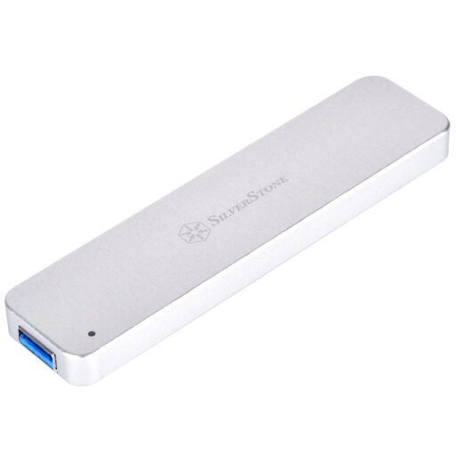 SilverStone USB 3.1 Gen 10Gb/s ポケット型M.2 2260/2280 Type-Aエンクロージャー シルバー SST-MS09S SilverStone USB 3.1 Gen 10Gb/s ポケット型M.2 2260/2280 Type-Aエンクロージャー シルバー SST-MS09S