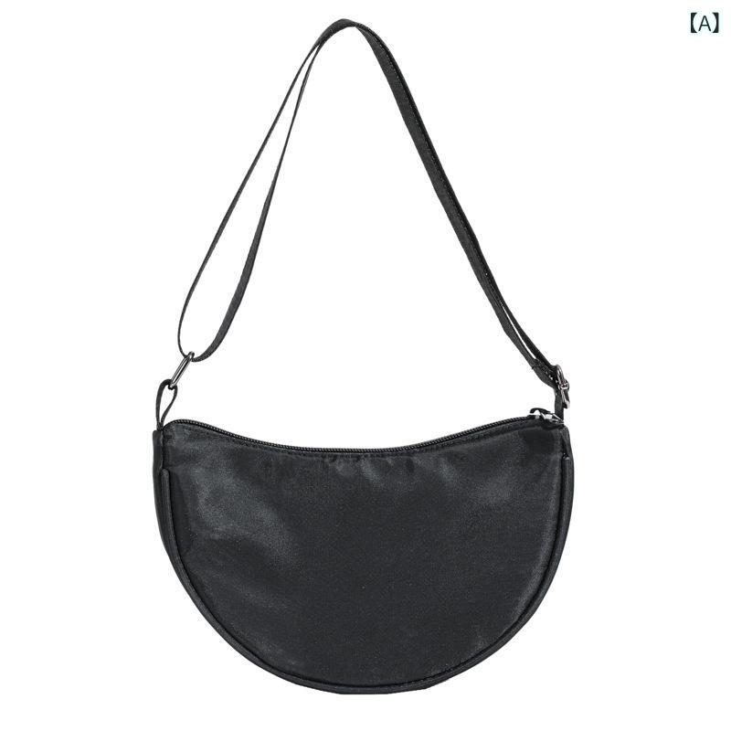 2025年春の新作、モノトーンの小さな生地のバッグ。一つでおしゃれになれる斜めがけのスタイル。女性や子供にピッタリの小さなバッグ。