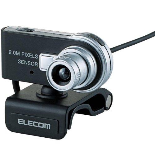 ELECOM PCカメラ 200万画素 ネックバン
