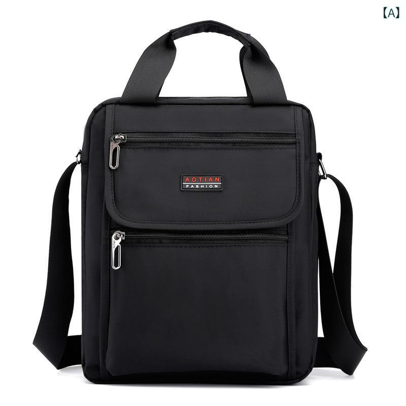 ビジネスバッグ 軽量 軽い ビジネスバッグ 軽量 軽い な メンズバッグ カジュアル ビジネス 軽量 オックスフォード 布 ショルダーバッグ 通勤大容量 ポータブル クロス ボディバッグ