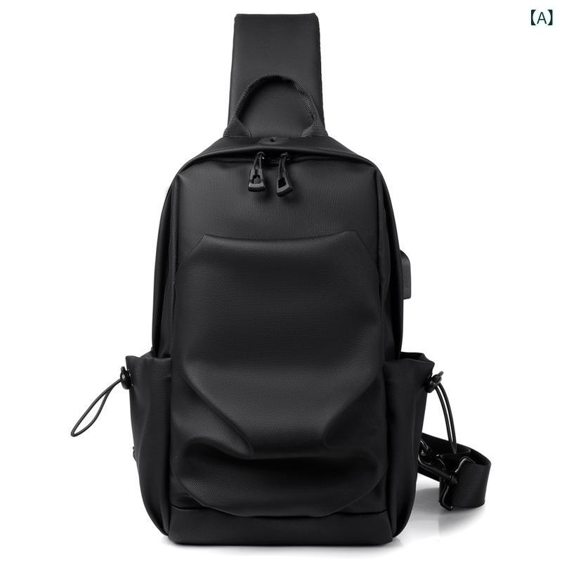ビジネスバッグ 軽量 軽い ビジネスバッグ 軽量 軽い クロスボーダー 韓国 メンズファッション チェスト バッグ 軽量 アウトドア クロス ボディショルダーバッグ 多機能 可能