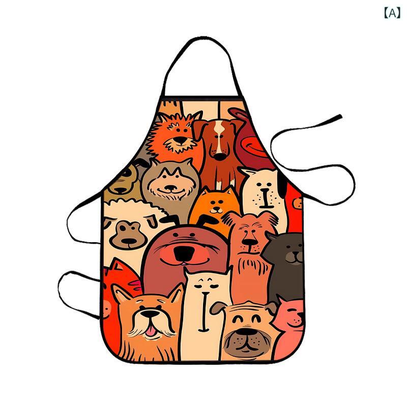 ノースリーブ レディース ノー 夏用 涼しい 無地 の クリスマス エプロン 防水と 耐油性の ホーム ホリ..