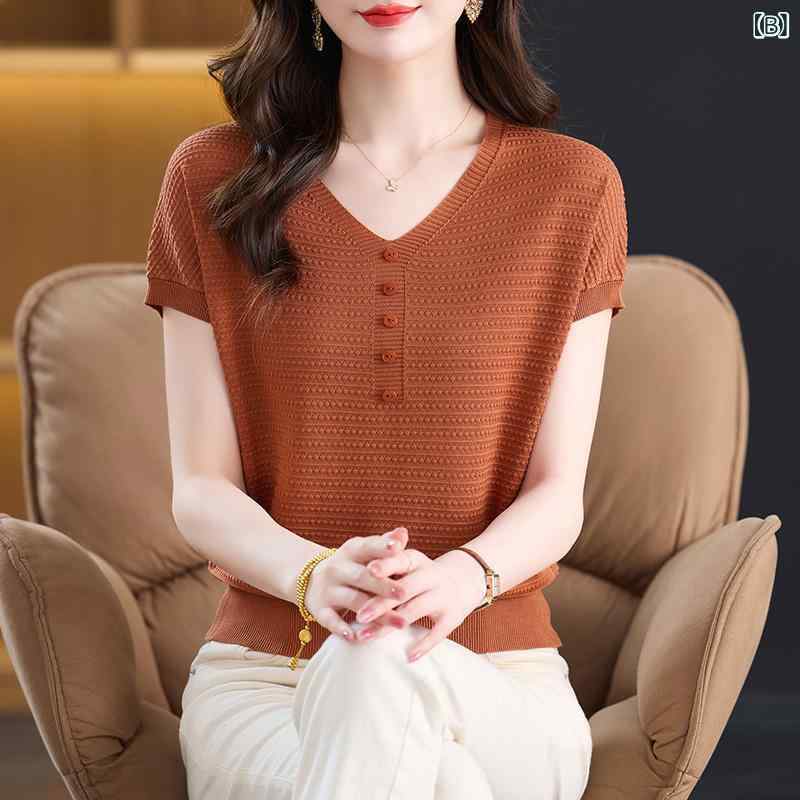&quot冷感 レディースニット 薄手 サマーカーデ 夏用羽織 UVケア &quot &ampquot冷感 レディースニット 薄手 サマーカーデ 夏用羽織 UVケア &ampquot かわいい 夏の 薄手 半袖 Tシャツ 2025 ファッション 年齢を 減らす 見栄えの 良い