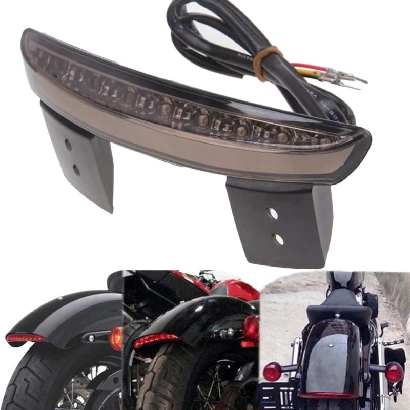 バイク オートバイ LED テール ランプ ストップ ブレーキ ハーレー XL883 XL1200 社外品 汎用