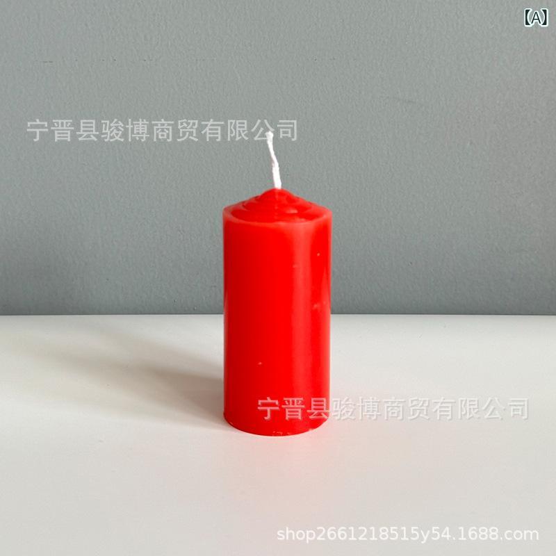 アロマキャンドル 無地 シンプル 癒し ギフト カラーの 小さい 紫色の ろうそくの 緑色の 雰囲気は 学生の 実験 家庭用の 停電の 照明の 箱の りを 手配 します。