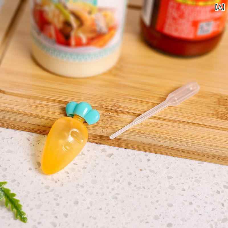 調味料ケース ミニ 携帯用 キャンプ アウトドア 収納 かわいい ミニ 携帯 ソース 瓶 角形 ケチャップ サラダ ソース 分 注 瓶 プラスチック 調味料 ソース 瓶x2