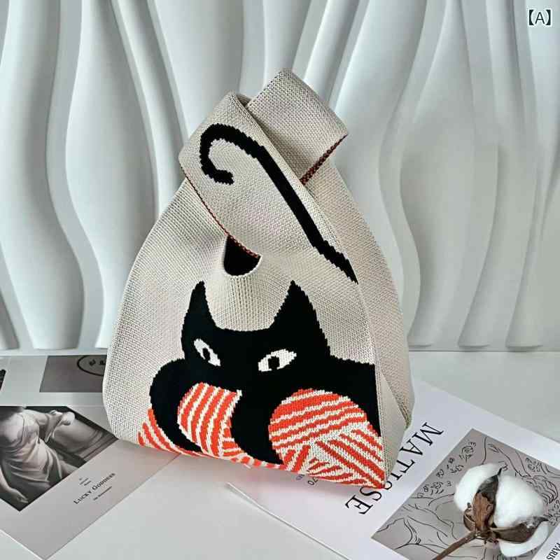 ノースリーブ レディース ノー 夏用 涼しい 無地 子供の 日に ニット バッグを 厚くします。x2