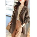 ショート丈 パーカー 羽織り用 アウター 春アウター ショート丈 パーカー 羽織り用 アウター 春アウター 千鳥 格の レトロ 毛です。 コートの 女性 春秋は...