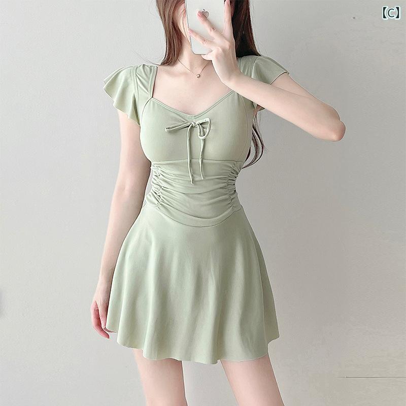 &quotワンピース水着 大人かわいい 水着 レディース 一体型 &quot &ampquotワンピース水着 大人かわいい 水着 レディース 一体型 &ampquot 2025 ワンピース 水着 レディース ハイエンド スカート スタイル 保守的な 学生 カバー 腹 スリム 温