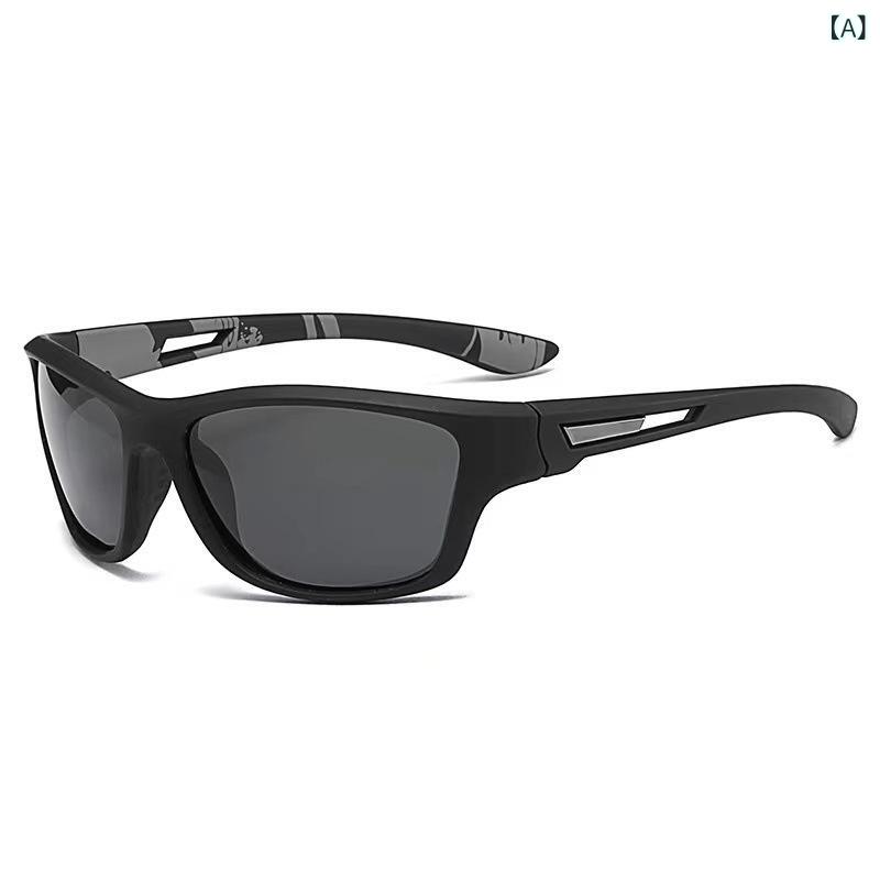 サングラス メンズ 偏光レンズ スポーツ 釣り ドライブ スポーツ サングラス 336 メンズ 偏光 カラフルな フィルム シリーズ メガネ 防塵 ミラー サイクリング メガネx2