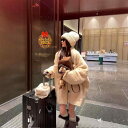 ショート丈 パーカー 羽織り用 アウター 春アウター ショート丈 パーカー 羽織り用 アウター 春アウター 新年の コート ~ 固定 紡績 リングの ウール コ...