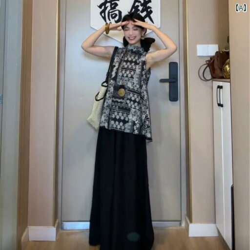 ワンピース 夏 レディース 半袖 ロング丈 体型カバー 綿100% 涼しい チャイナ風 婦人服 チャイナ風 クールな 禅 風の チャイナ ドレス トップ ワイド レッグ パンツ 夏用 ツーピース スーツ ワンピース 夏 レディース 半袖 ロング丈 体型カバー 綿100% 涼しい チャイナ風 婦人服 チャイナ風 クールな 禅 風の チャイナ ドレス トップ ワイド レッグ パンツ 夏用 ツーピース スーツ