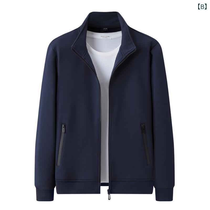 春秋 アウター 薄手 メンズジャケット ライトジャケット 春秋 アウター 薄手 メンズジャケット ライトジャケット 春秋 95 綿 メンズ カーディガン セーター 裏起毛 カジュアル スポーツ ジャケット スタンドカラー ジャケット メーカー