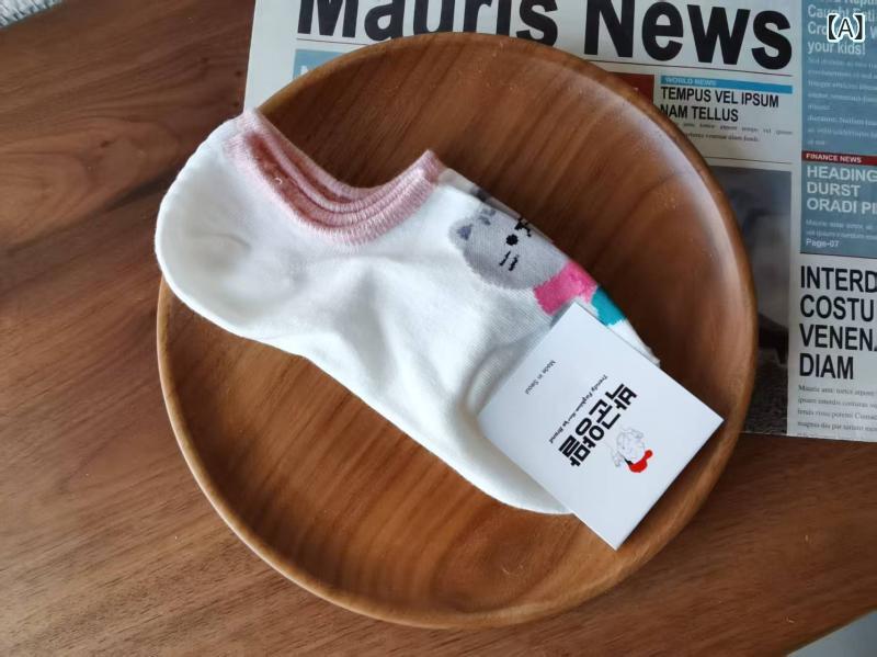 靴下 ソックス レディース ショート チューブ オールシーズン キュートな フリーサイズ スポット 夏の ..