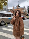 ミリタリー風 レディース カーキ マウンテン おしゃれ アウター ミリタリー風 レディース カーキ マウンテン おしゃれ アウター 【 古 堡 暮 色】 両面は 毛皮の 一体を 着ています。