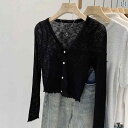 "冷感 レディースニット 薄手 サマーカーデ 夏用羽織 UVケア " &quot冷感 レディースニット 薄手 サマーカーデ 夏用羽織 UVケア &quot ブルー 冷感 薄手 ニット 日焼け防止 シャツ レディース 夏の 2025 スタイル サスペン