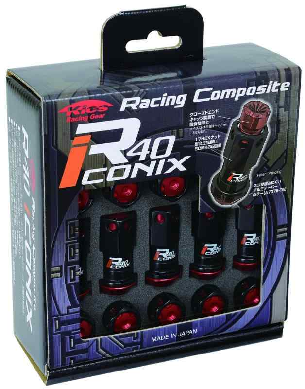 KYO-EI ( 協永産業 ) ホイールナット Racing Composite R40 iCONIX 【 M12 x P1.5 】 アルミキャップ付