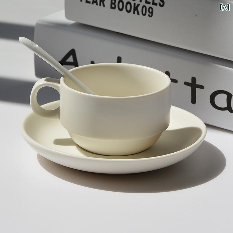 陶器 コーヒーカップ カフェ風 コーヒーカップ シンプル マグカップ カフェ コーヒー カップ シンプル ..