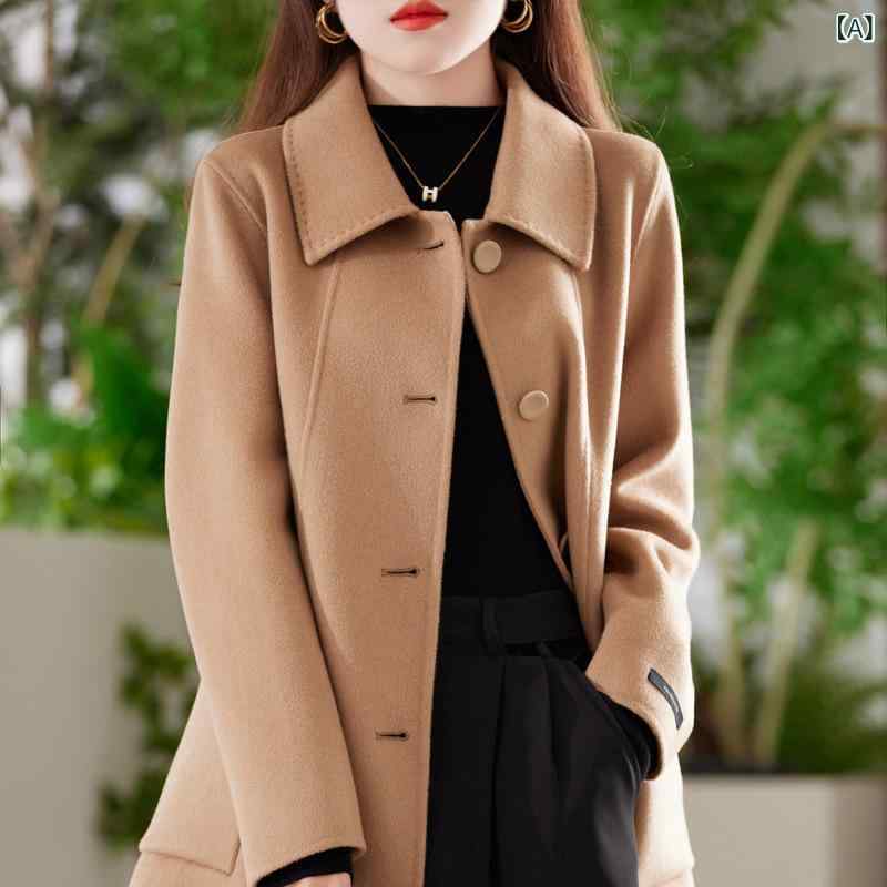 ショート丈 パーカー 羽織り用 アウター 春アウター ショート丈 パーカー 羽織り用 アウター 春アウター 秋冬型の 子供の 襟の レディース 毛は コートのの...