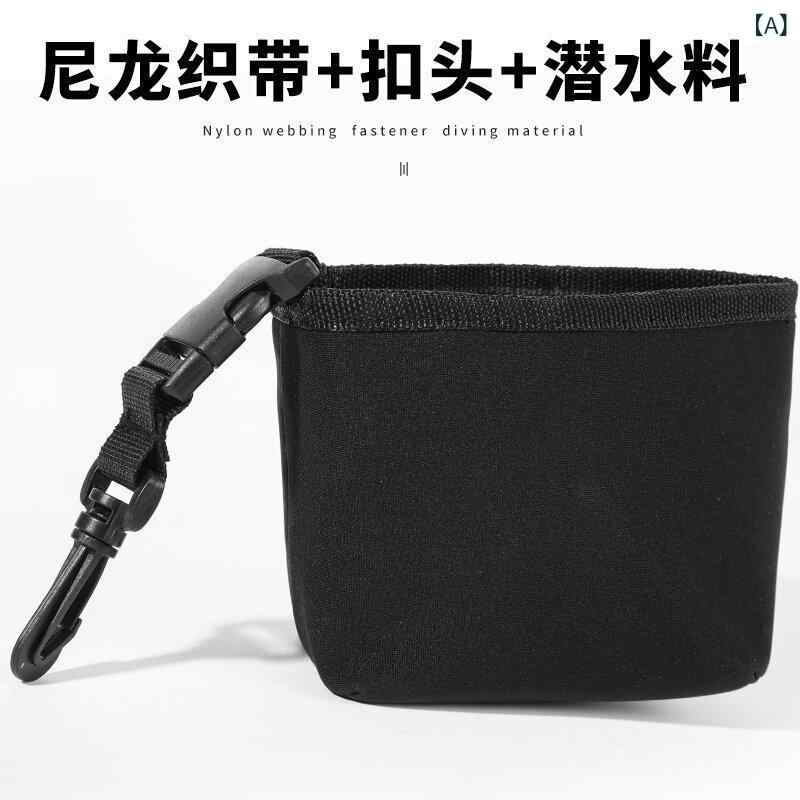 ゴルフボールポーチ 練習用 携帯型 ゴルフポーチ 軽量 クロスボーダー 爆 金 ゴルフ クリーニング バッグ 携帯 取り外し 可能 クリーニング バッグx2