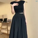 トップス ペプラム フレア 長袖 半袖 オーバー レディース 韓国 系の レトロ 太った mmの 半身の スカートは やせている 半身の スカートの レディース 夏の 秋型の a 字の スカートの 中で 長い 腰の 傘の スカートが 見えます。x2