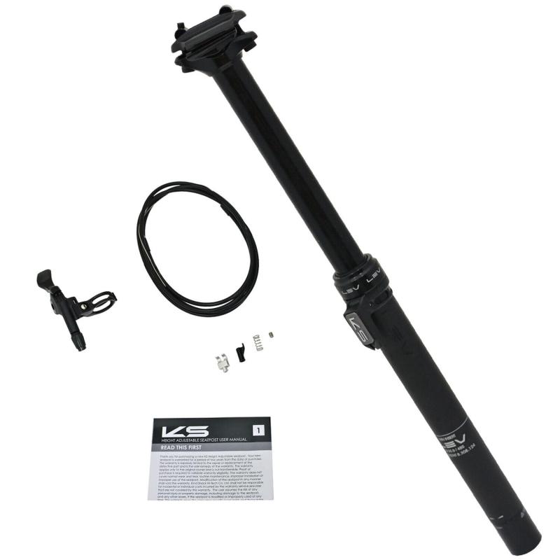 Kind Shock KS LEV 30.9x485mm Remote Dropper Adjustable Seatpost Travel 175mm, VH2799