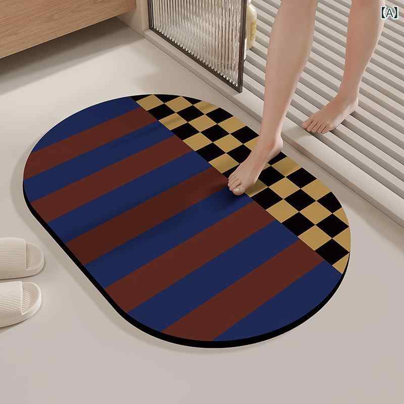 バスマット 足ふきマットお風呂 浴室マット マイクロファイバー トイレマット お風呂 マット 玄関マッ..