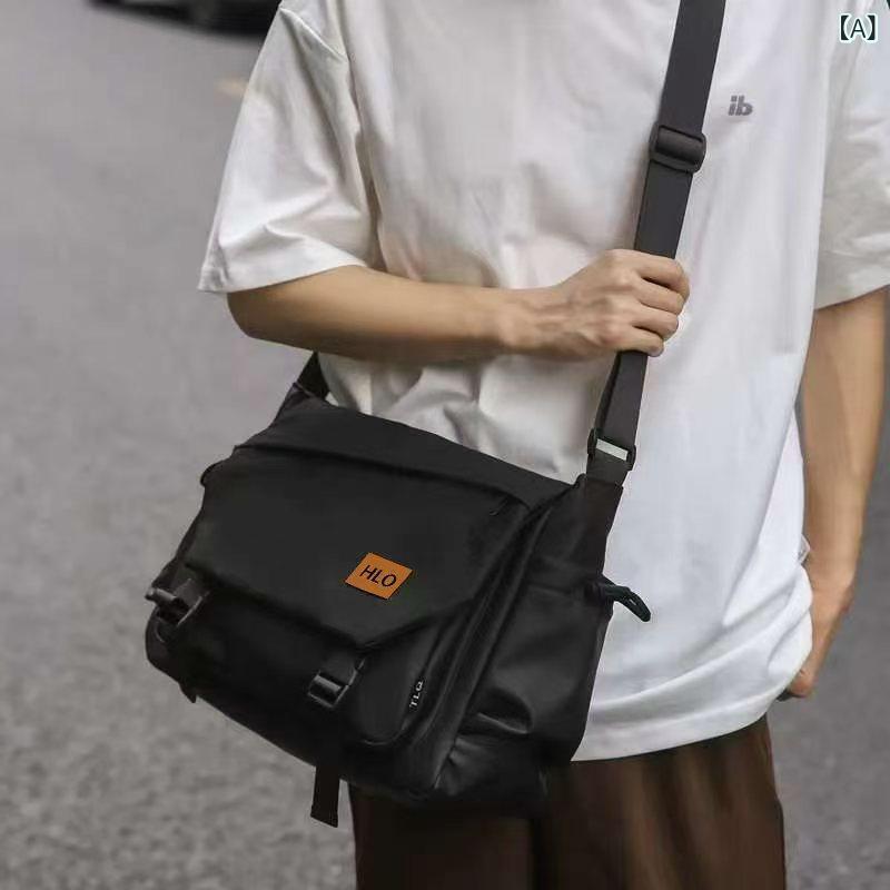 ビジネスバッグ 軽量 軽い ビジネスバッグ 軽量 軽い 高級 ショルダーバッグ大容量 2025 潮 郵便 差 カジュアル シングル 肩 通勤 黒 リュックサック 男性 耐久性 携帯 バッグ