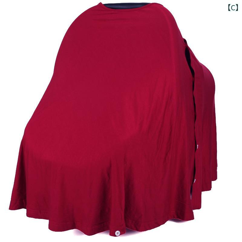 授乳ケープ 授乳カバー マタニティ 外出用 目隠し 多機能 授乳 服 授乳 タオル カバー 車 タオルの ボタンの タオルの ボタンの カバー 3