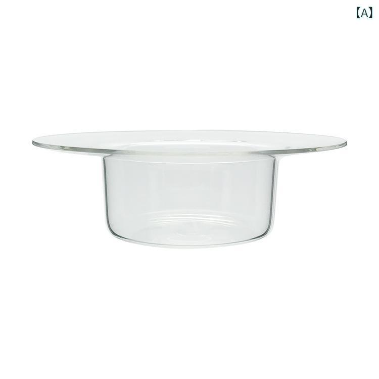 食器セット 北欧 プレート ボウル おしゃれ テーブルウェア 北欧 透明な 麦わら 帽子の ガラスの 碗の ..