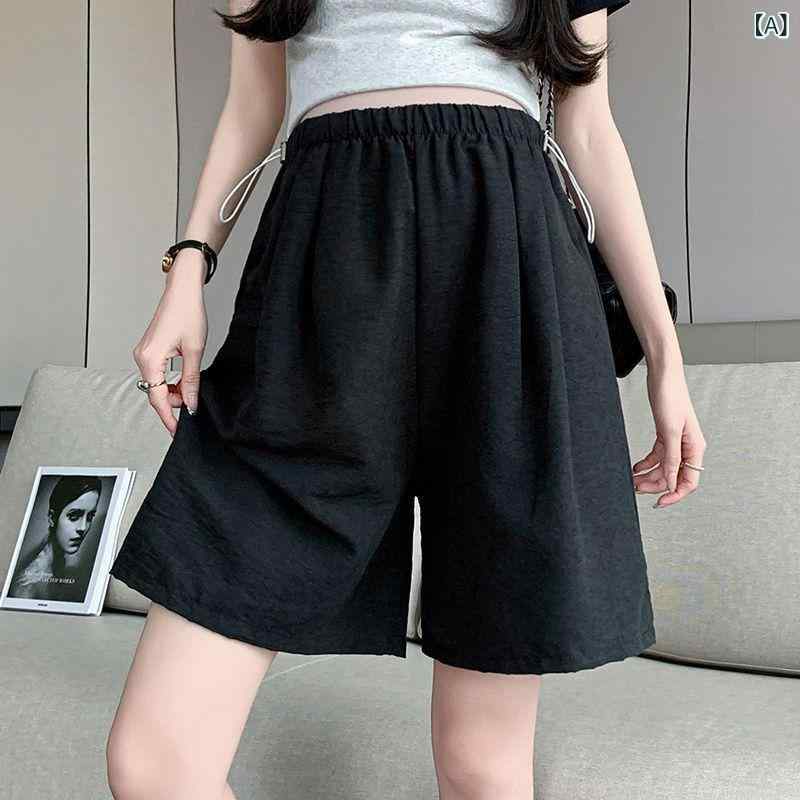 マタニティパンツ 妊婦服 産前産後 ストレッチ シンプル マタニティショーツ 夏用 薄手 アウターウェア..