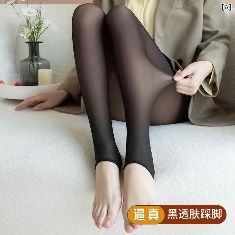 マタニティパンツ 妊婦服 産前産後 ストレッチ シンプル 妊婦の レギンスの 秋冬 フェイクの 透 肉の ..