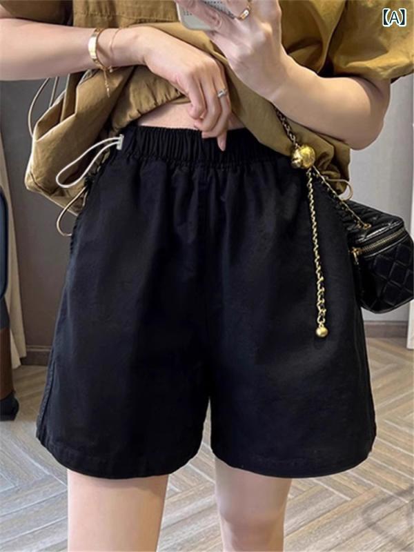 マタニティパンツ 妊婦服 産前産後 ストレッチ シンプル マタニティパンツ 白 ショート パンツ レディース 夏 薄手 アウター カジュアル パンツ ウエスト ゴム aライン ワイド レッグ パンツ 12135