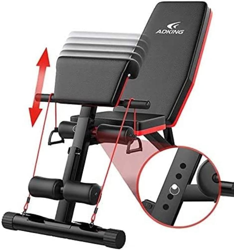 シットアップベンチ トレーニングベンチ マルチシットアップベンチ 折り畳み フラットベンチ 角度調節簡単 腹筋 背筋 ダンベル ベンチ 収納便利 YLD