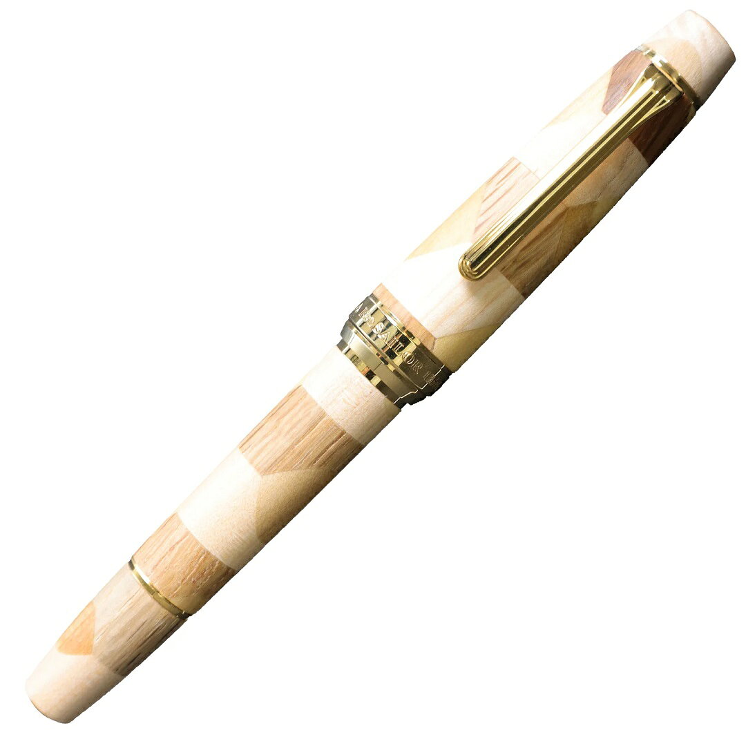 Photo of Sailor 115th Anniversary Commemorative Fountain Pen HIROSHIMA Yosegi Zaiku